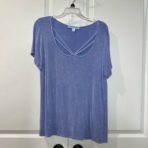 Periwinkle Soft Tee size L